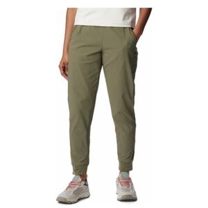 COLUMBIA Leslie Omnishield UPF 50+ Gorpcore Green Hiking Joggers Pants